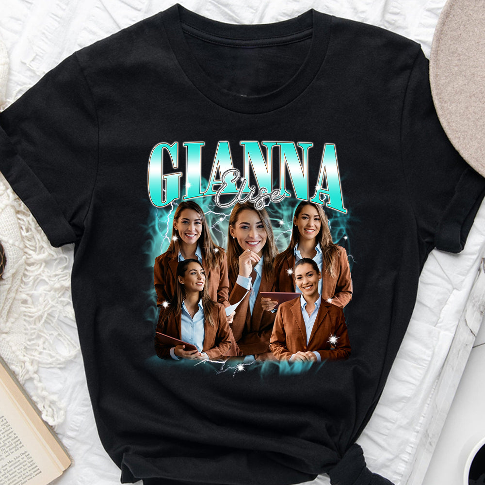 Custom Text And Photos - gift for anyone - Personalized T-shirt And Hoodie