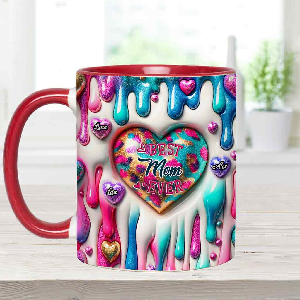 Best Mom Grandma Ever - Personalized Mother Accent Mug