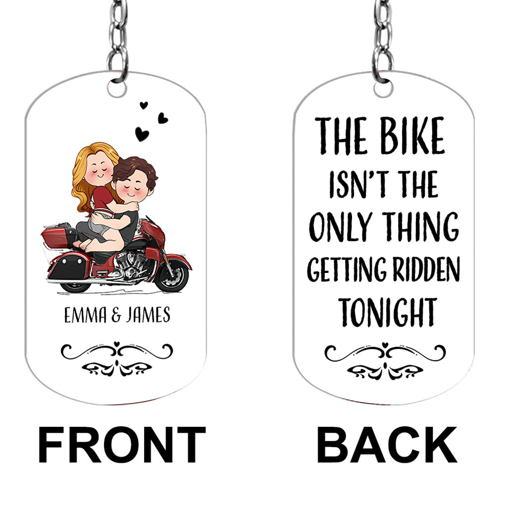 I Will Ride You - Personalized Couple Stainless Steel Keychain