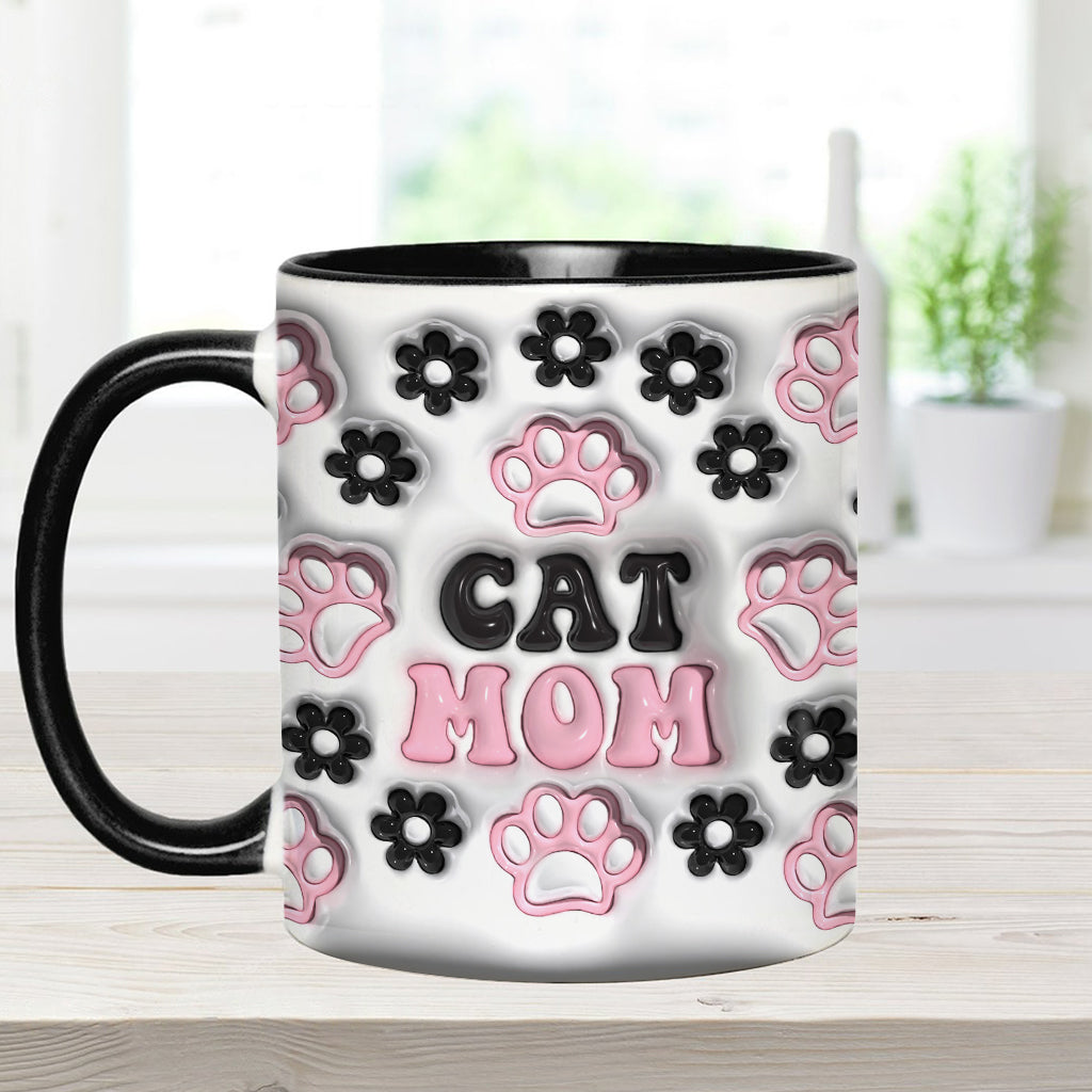 Maman de chien, maman de chat, papa de chien… - Mug personnalisé avec motif chien