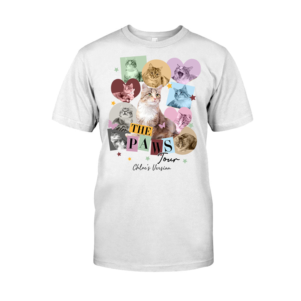 Die Paws Tour – Haustierversion – Personalisiertes Katzen-T-Shirt und Hoodie