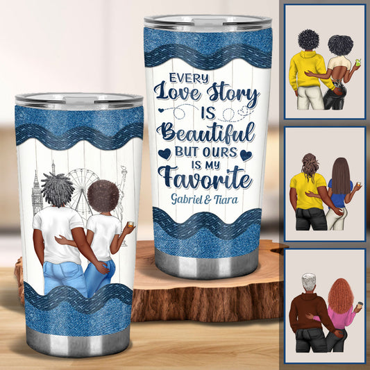 Unserer ist mein Favorit – personalisierter Becher für Afroamerikaner