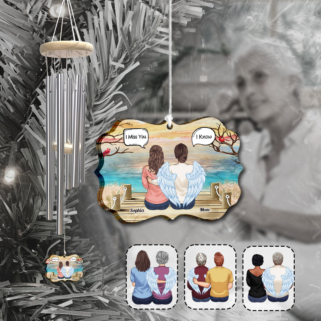 I Miss You I Know - Personalized Memorial Wind Chime