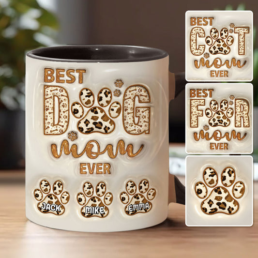 Meilleure maman de chien au monde - Mug personnalisé avec motif chien