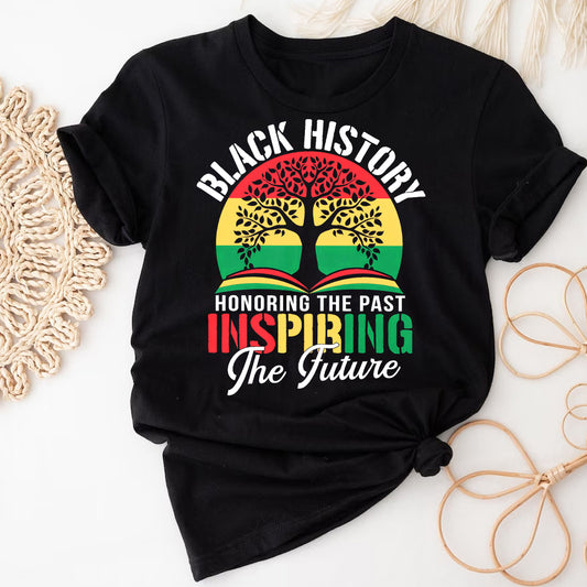 Schwarze Geschichte: Die Vergangenheit ehren, die Zukunft inspirieren – Personalisiertes T-Shirt und Hoodie für Afroamerikaner