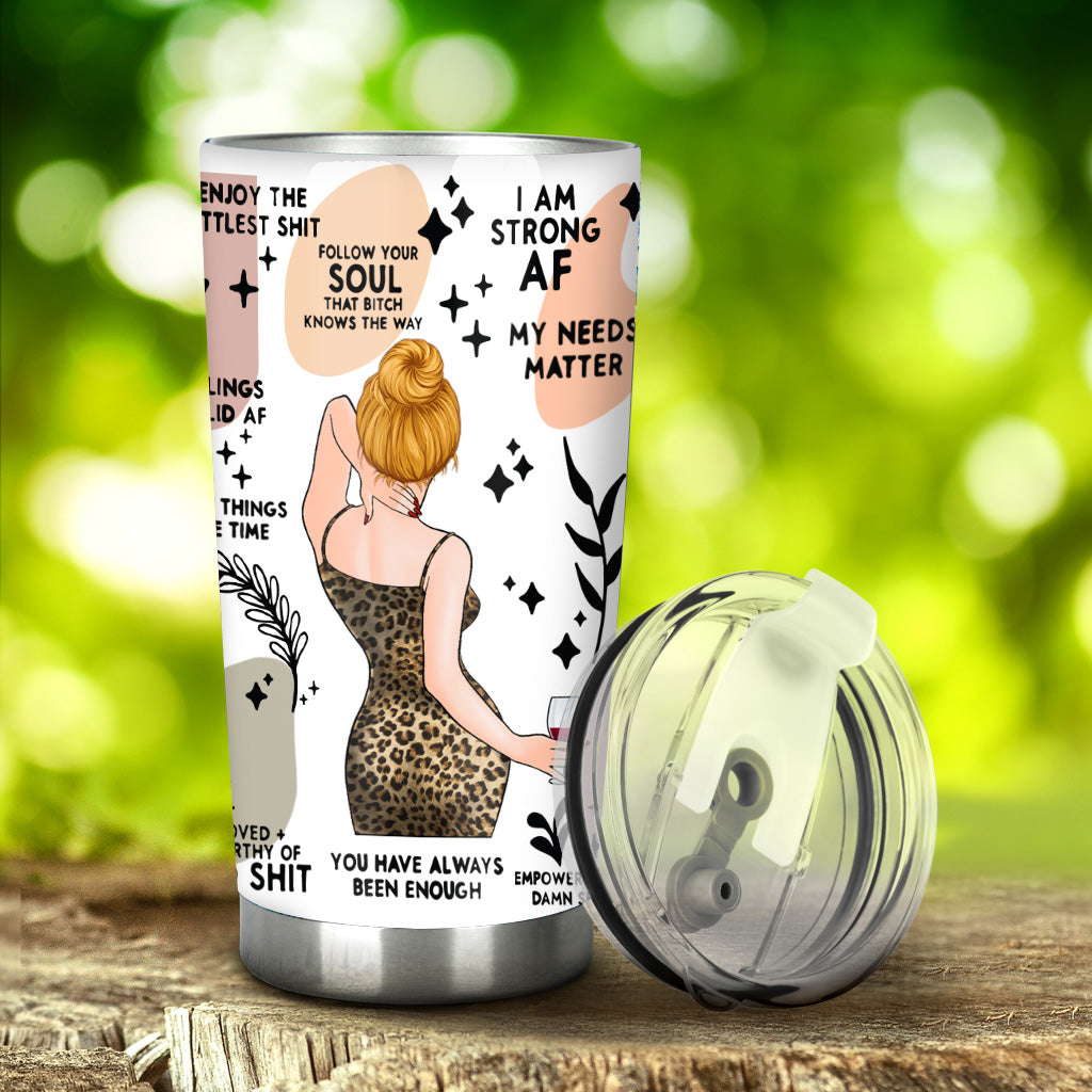 Tägliche Erinnerungen, Affirmationen, Motivation, Inspiration, Selbstliebe, positive Zitate – personalisierter Becher