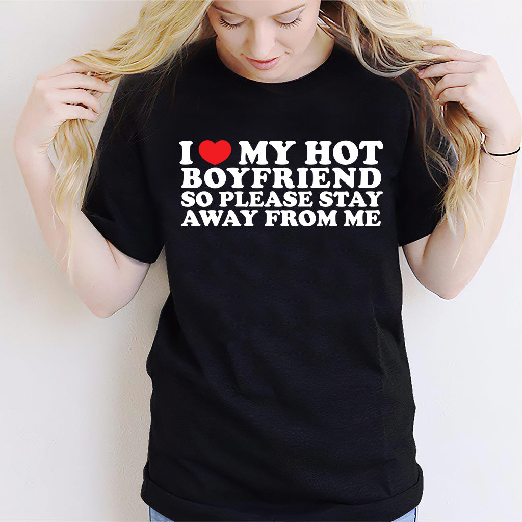I Love My Girlfriend - Personalized Couple T-shirt And Hoodie