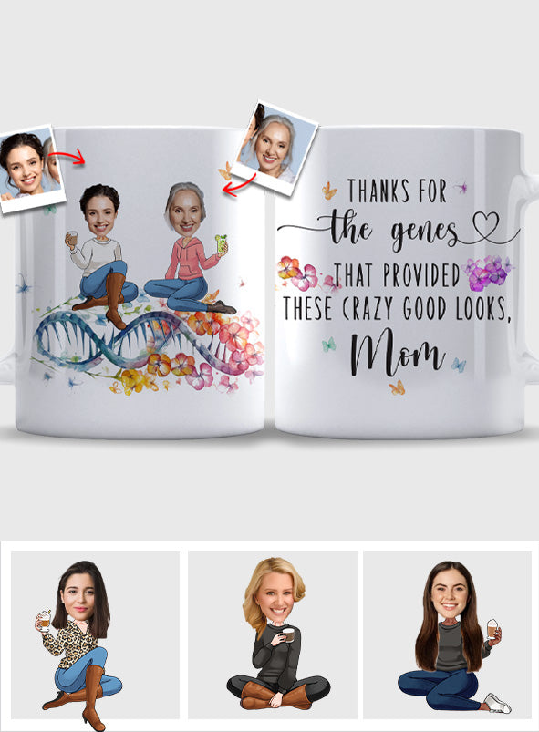 Thanks For The Genes - Personalized Mother Mug