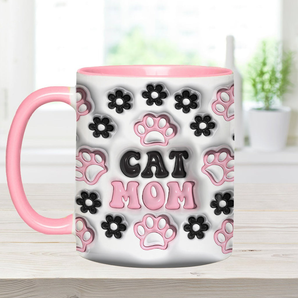 Maman de chien, maman de chat, papa de chien… - Mug personnalisé avec motif chien