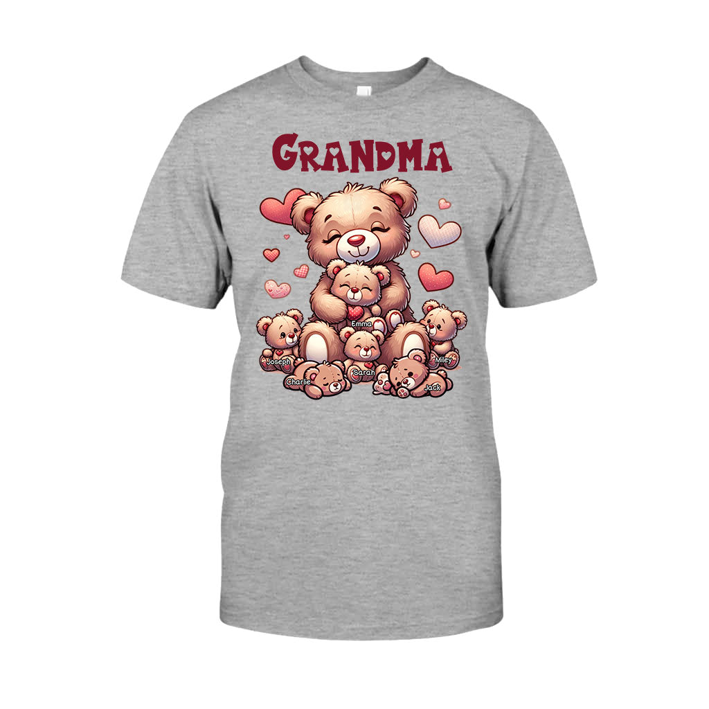 Grandma Bear - Personalized Grandma T-shirt And Hoodie