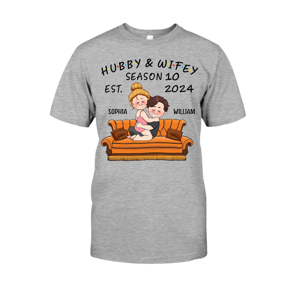 Hubby & Wifey - Personalized Husband And Wife T-shirt And Hoodie
