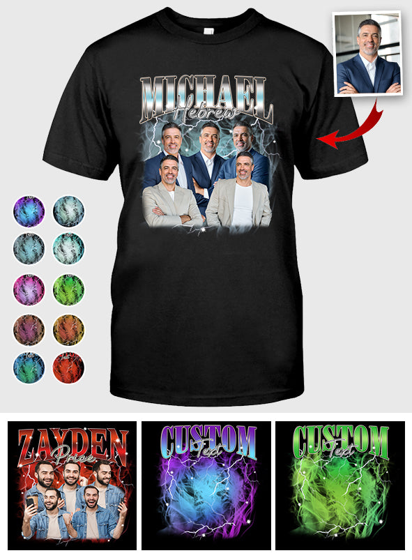 Custom Text And Photos - gift for anyone - Personalized T-shirt And Hoodie