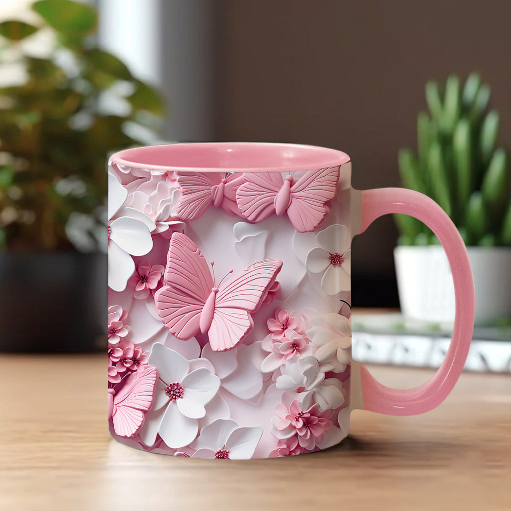Wunderschöne Schmetterlinge – Personalisierte Tasse mit Schmetterlingsmotiv