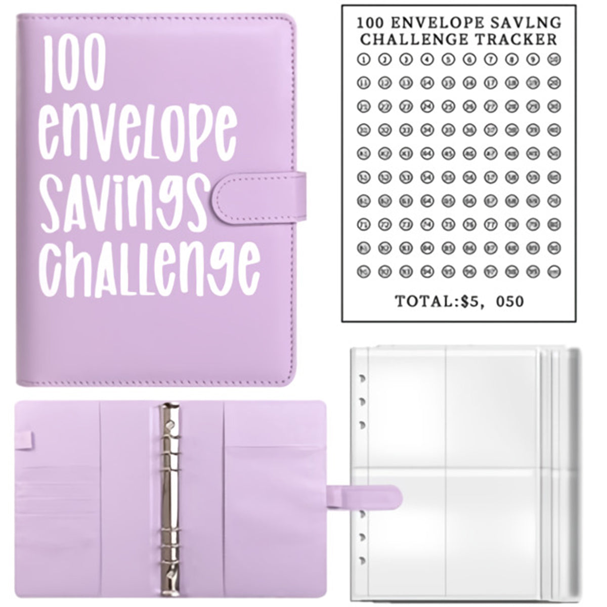 Carnet d'épargne - Défi des 100 enveloppes