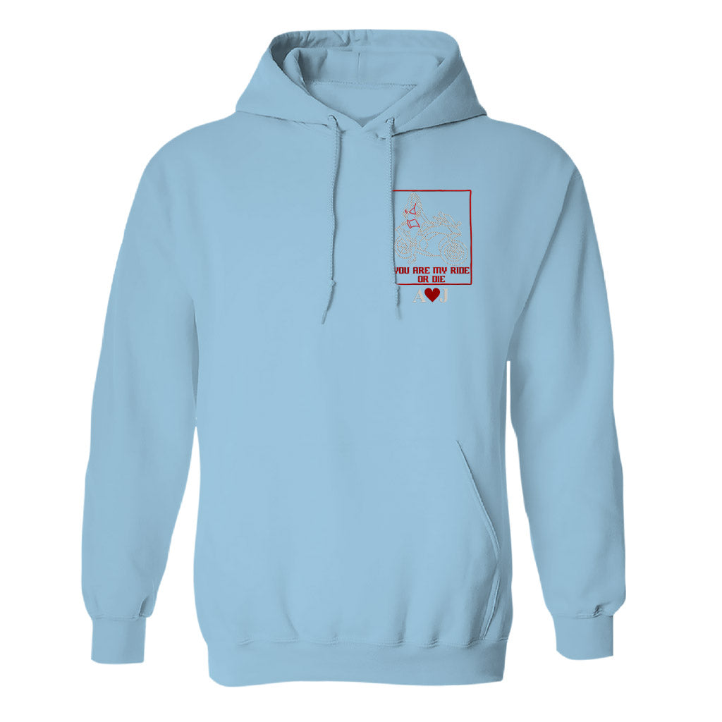 Ride Or Die – Personalisierter Biker-Hoodie mit Stickerei