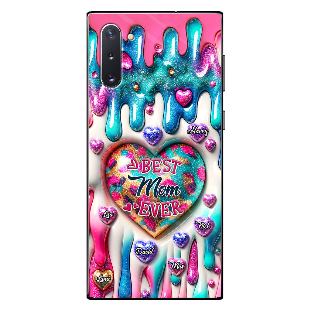 Best Mom Grandma Ever - Personalized Mother Clear Phone Case