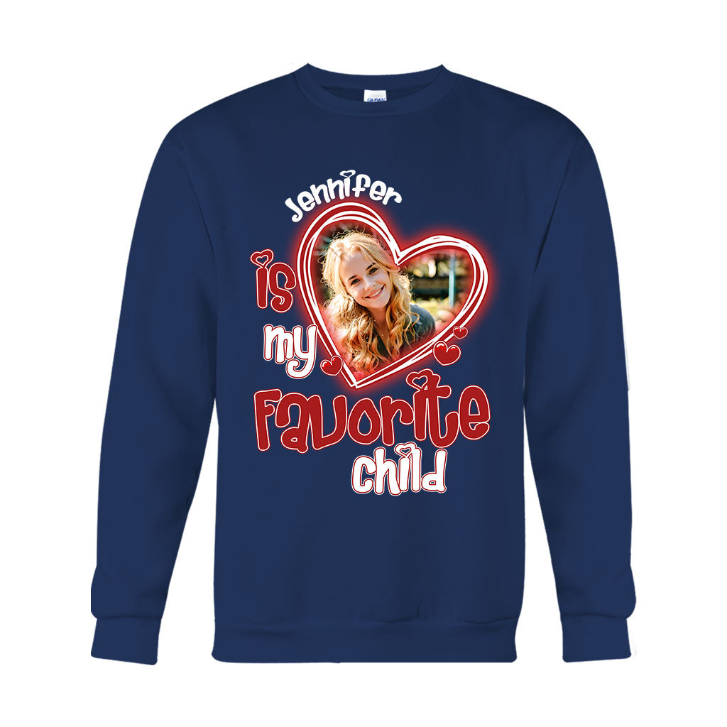 Mom's Favorite Child - Personalized Mother T-shirt And Hoodie