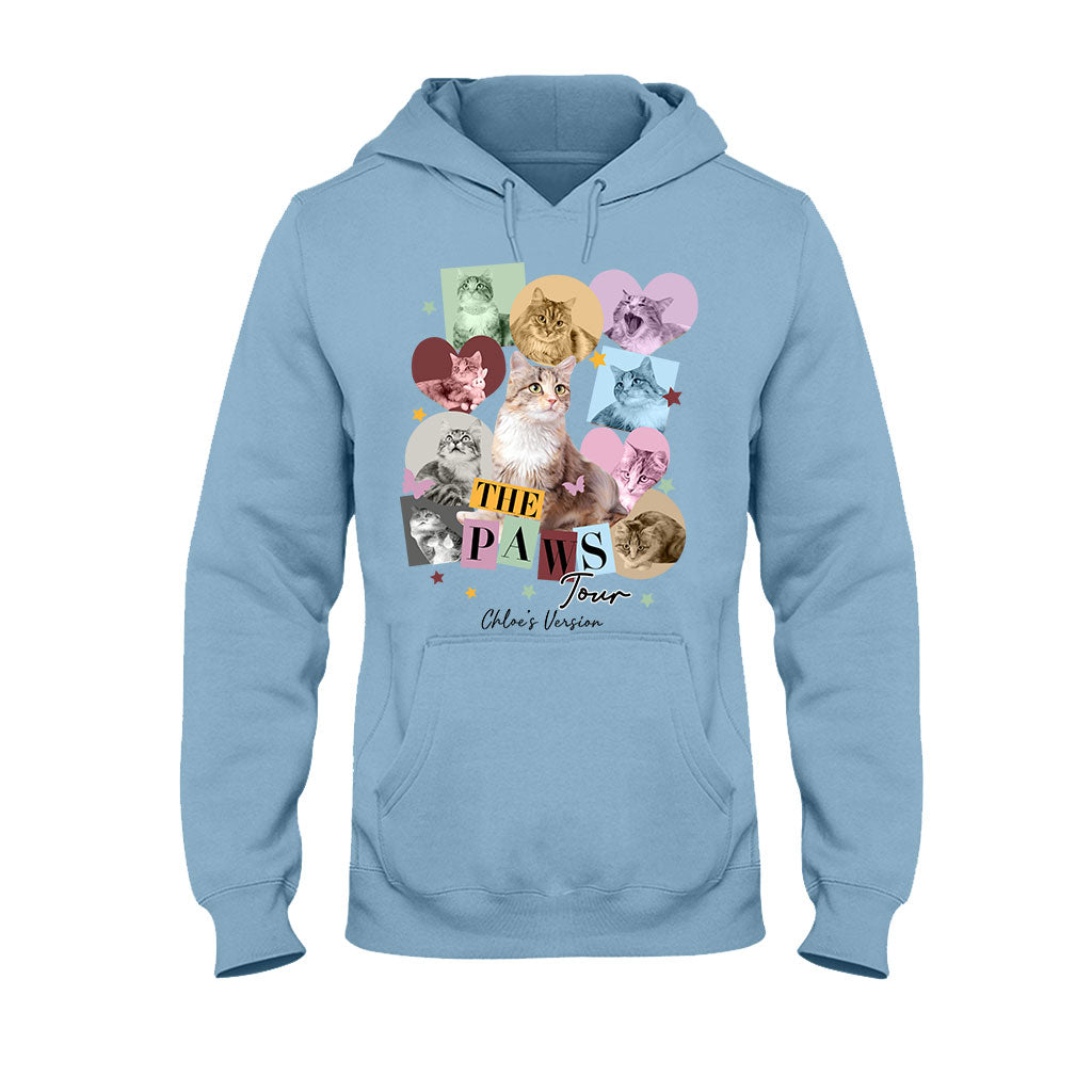Die Paws Tour – Haustierversion – Personalisiertes Katzen-T-Shirt und Hoodie