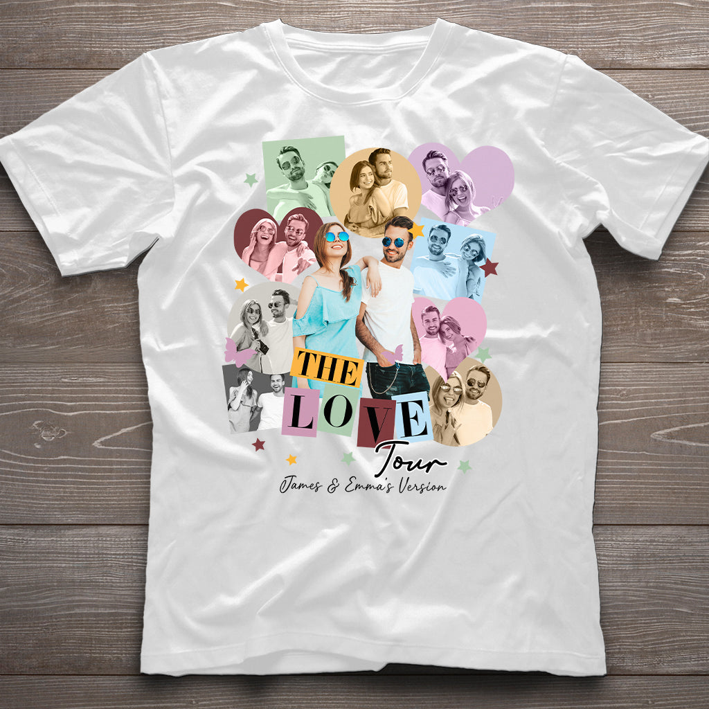 The Love Tour Our Version - Personalized Couple T-shirt And Hoodie