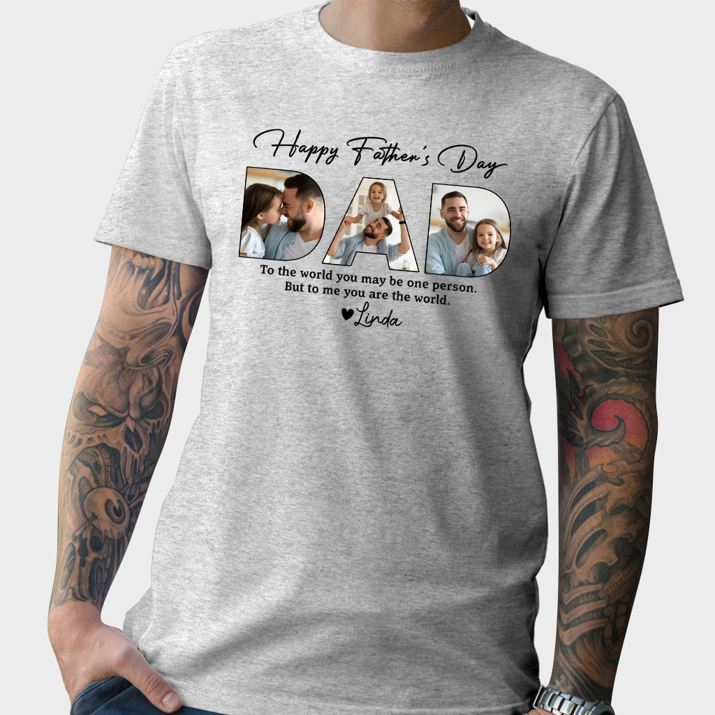 Happy Father's Day Dad - Personalized Father T-shirt And Hoodie