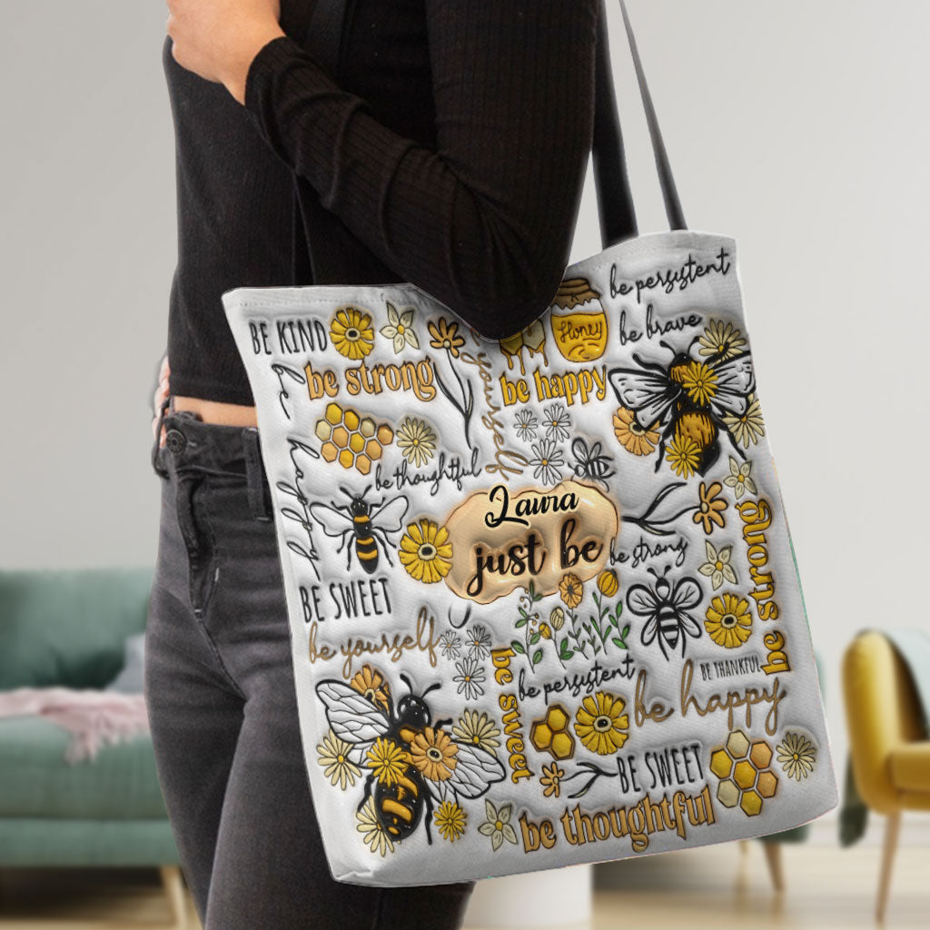 Soyez heureux - Sac fourre-tout personnalisé