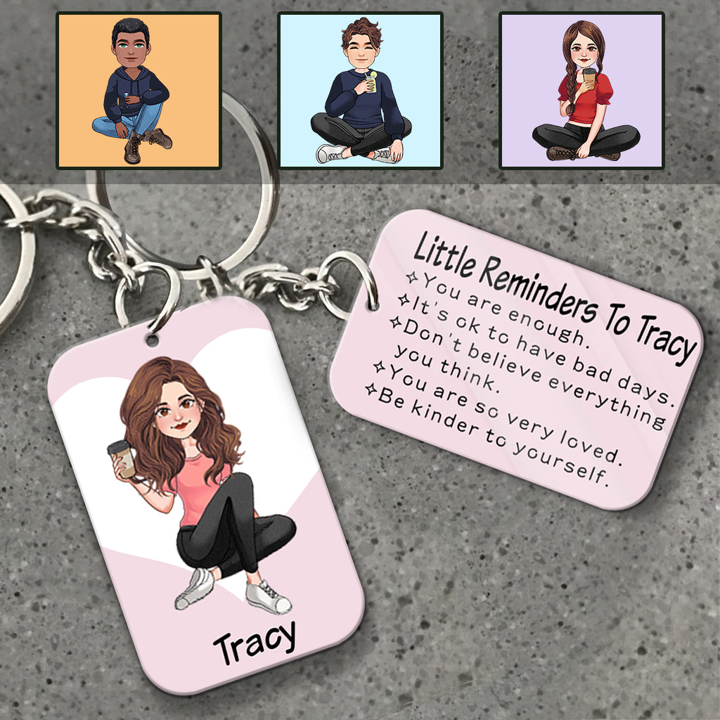 Kleine Erinnerung – Inspirierendes Geschenk – Personalisierter Schlüsselanhänger
