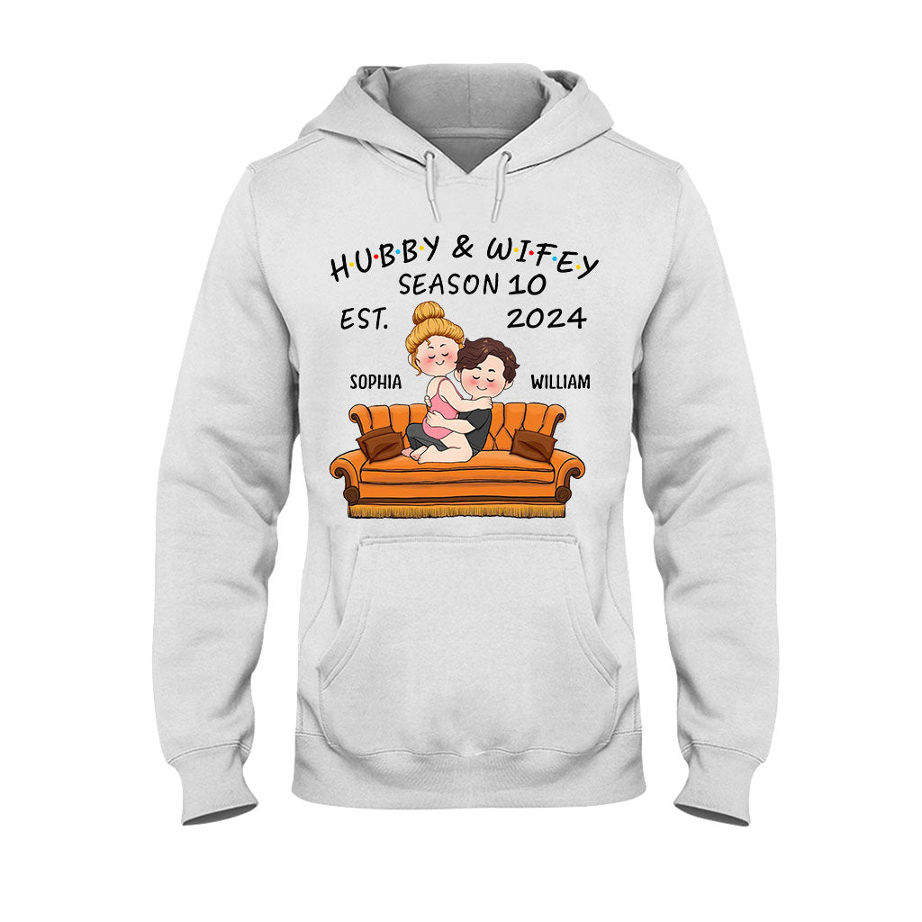 Hubby & Wifey - Personalized Husband And Wife T-shirt And Hoodie