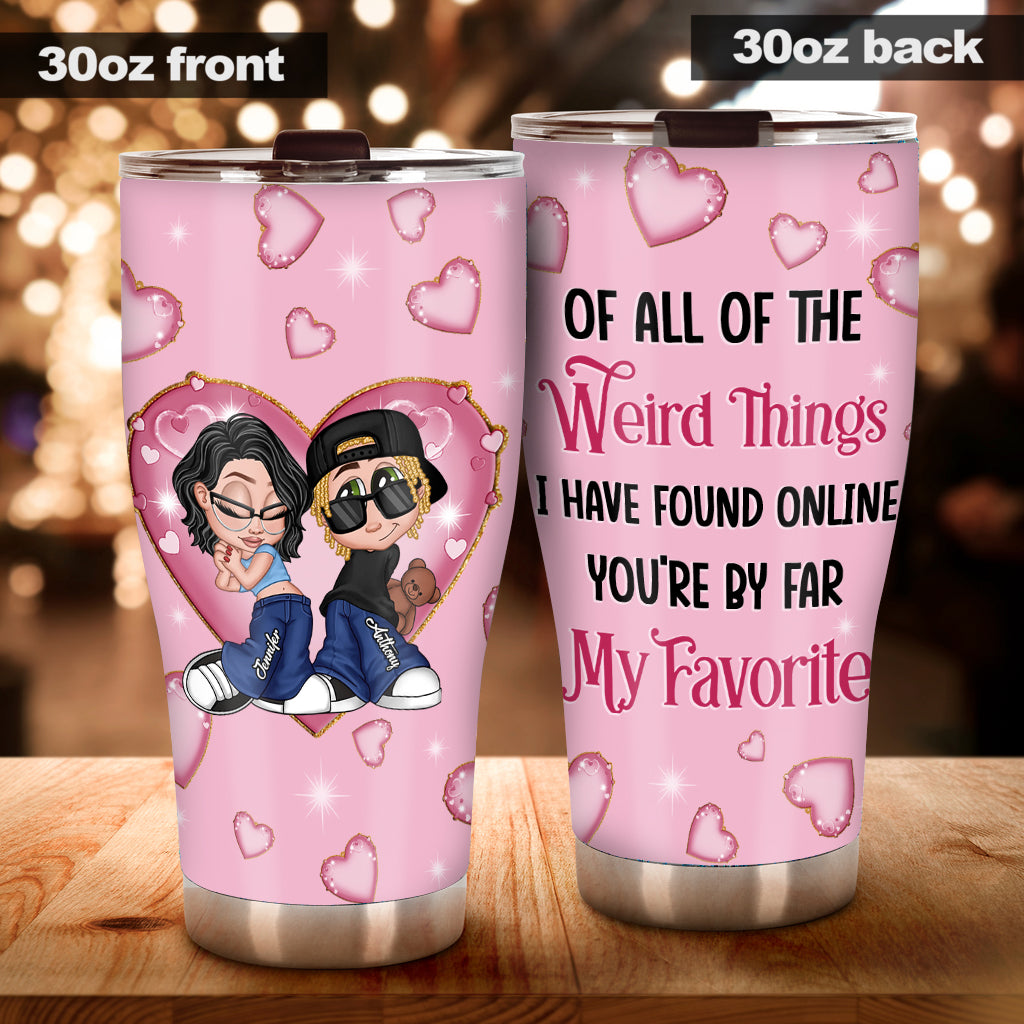 Y2K Couple - Personalized Couple Tumbler