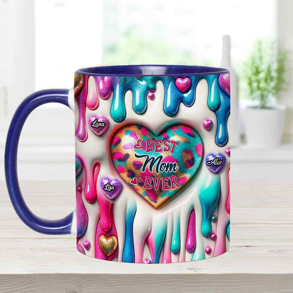 Best Mom Grandma Ever - Personalized Mother Accent Mug