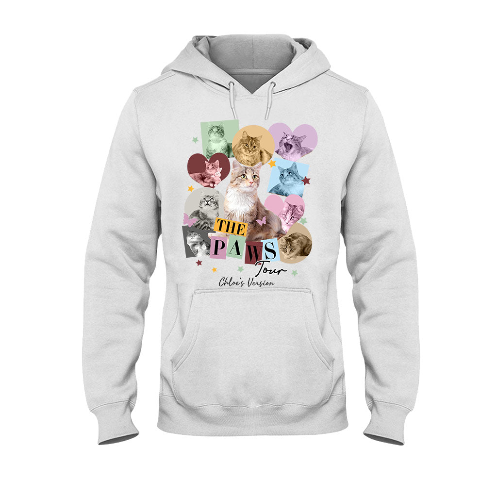 Die Paws Tour – Haustierversion – Personalisiertes Katzen-T-Shirt und Hoodie