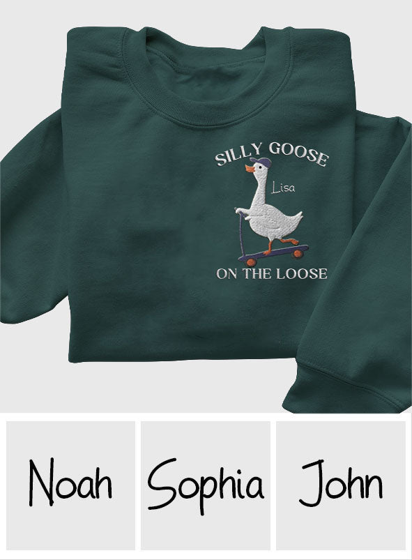 Besticktes Sweatshirt mit sarkastischem Spruch – Personalisierter Pullover mit Stickerei