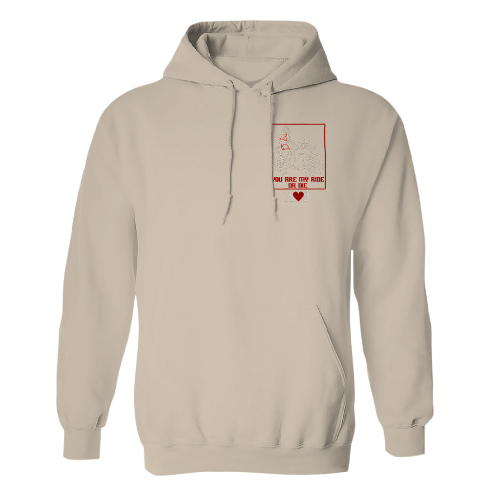Ride Or Die – Personalisierter Biker-Hoodie mit Stickerei