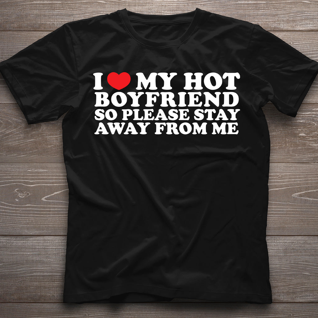 I Love My Girlfriend - Personalized Couple T-shirt And Hoodie
