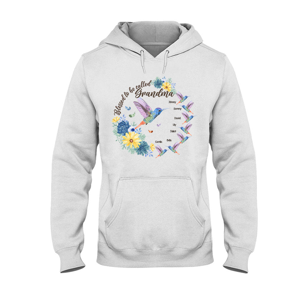 Gesegnet, Oma Nana Gigi genannt zu werden – Personalisiertes Oma-T-Shirt und Hoodie