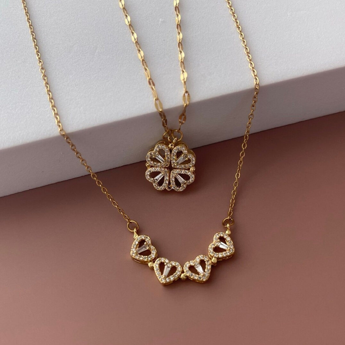 Collier trèfle à quatre feuilles - Collier trèfle à quatre feuilles