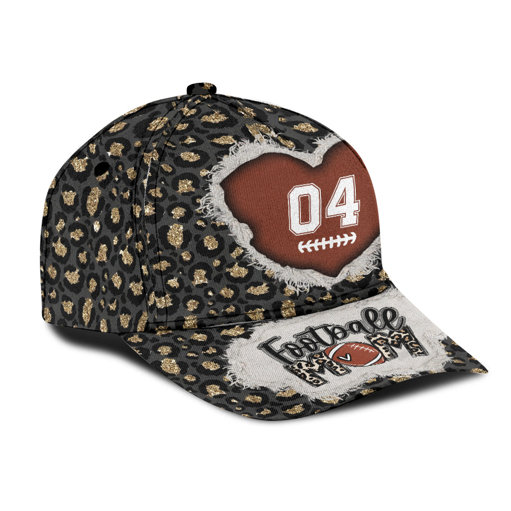 Casquette de football classique personnalisée « À l'époque de ma maman footballeuse »