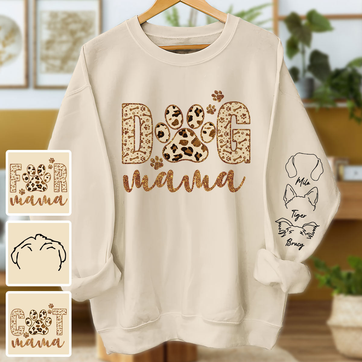 Hundemama - Personalisiertes T-Shirt mit Hundemotiv