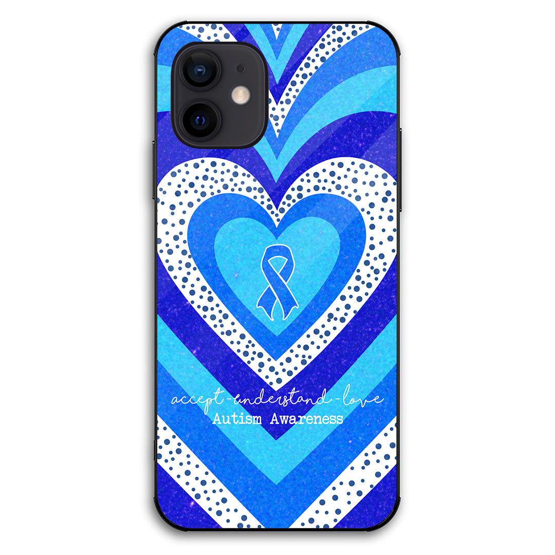 Accepter, comprendre, aimer - Coque de téléphone pour la sensibilisation à l'autisme