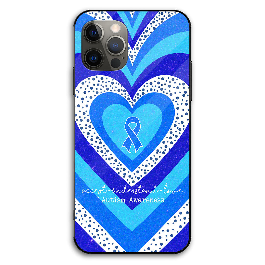 Accepter, comprendre, aimer - Coque de téléphone pour la sensibilisation à l'autisme