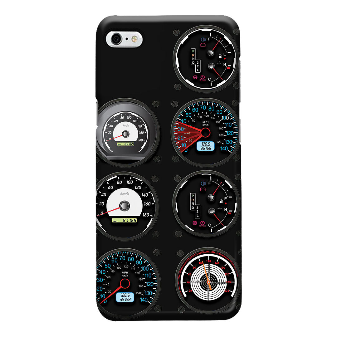 Compteurs de vitesse de voiture - Étui de téléphone de course