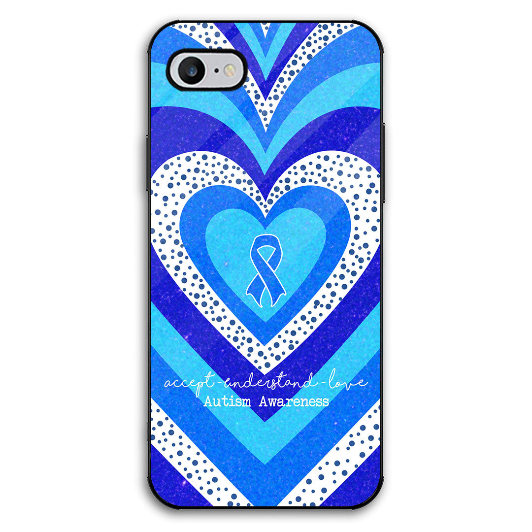 Accepter, comprendre, aimer - Coque de téléphone pour la sensibilisation à l'autisme