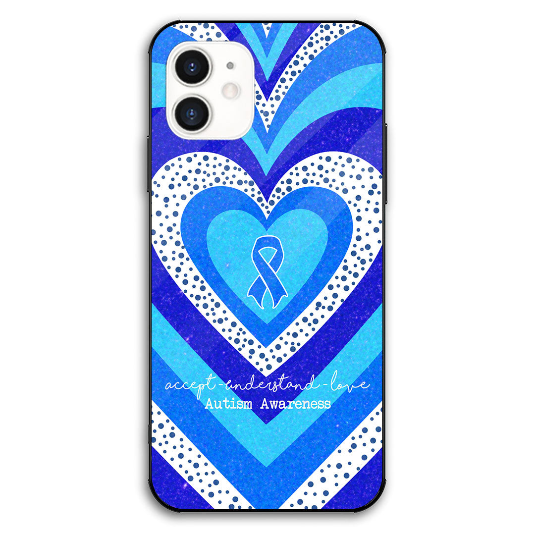 Accepter, comprendre, aimer - Coque de téléphone pour la sensibilisation à l'autisme