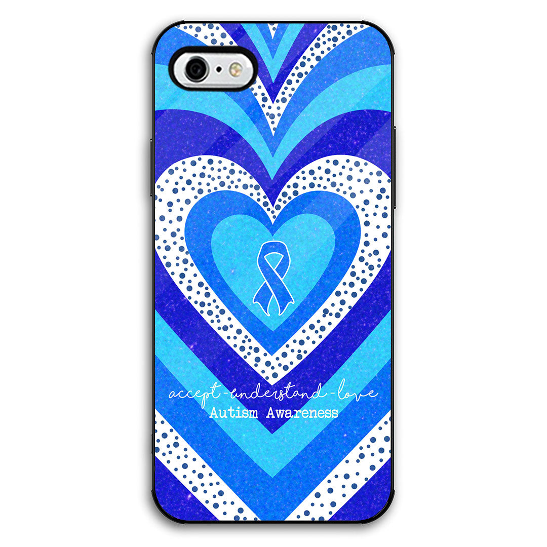 Accepter, comprendre, aimer - Coque de téléphone pour la sensibilisation à l'autisme