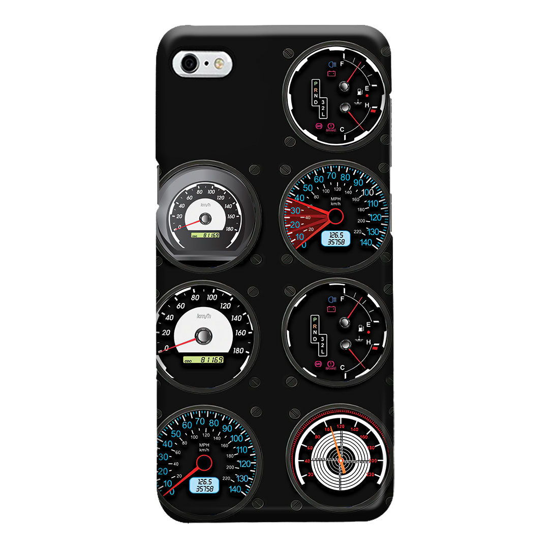 Compteurs de vitesse de voiture - Étui de téléphone de course