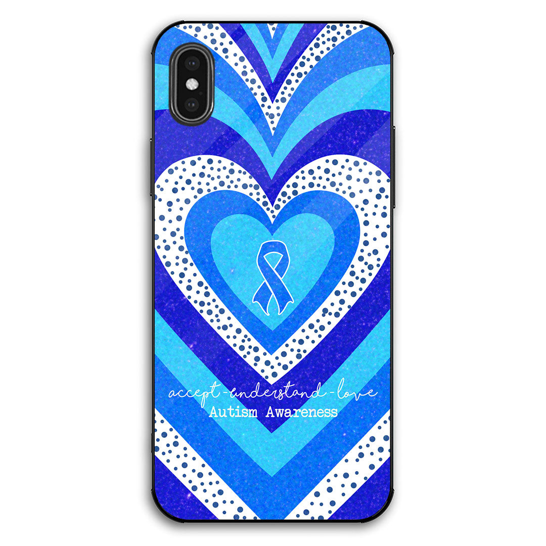 Accepter, comprendre, aimer - Coque de téléphone pour la sensibilisation à l'autisme