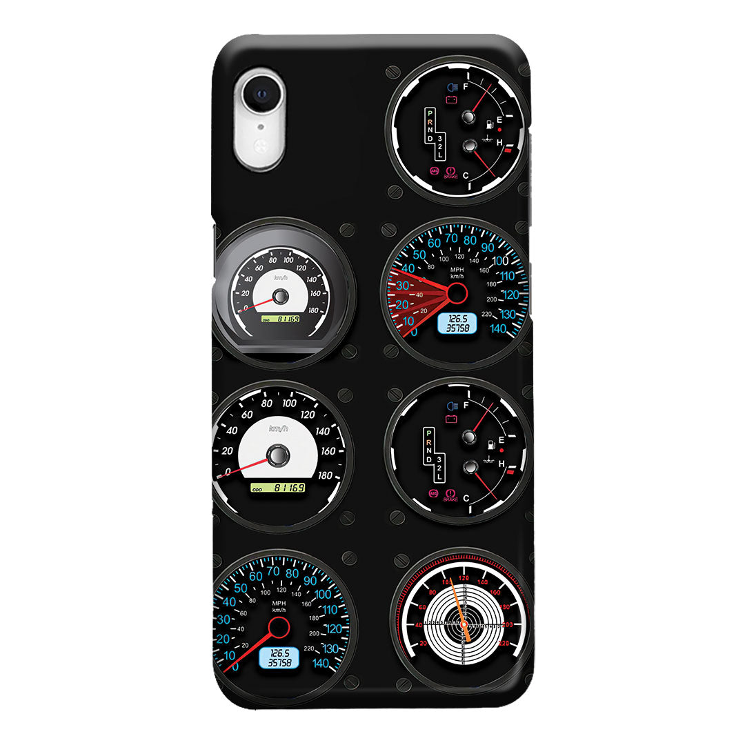 Compteurs de vitesse de voiture - Étui de téléphone de course