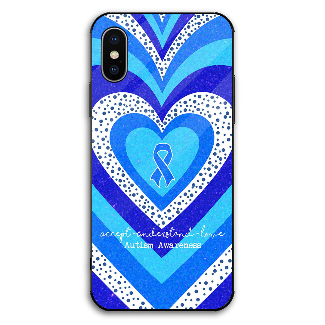 Accepter, comprendre, aimer - Coque de téléphone pour la sensibilisation à l'autisme