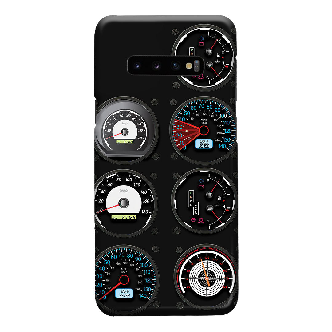 Compteurs de vitesse de voiture - Étui de téléphone de course