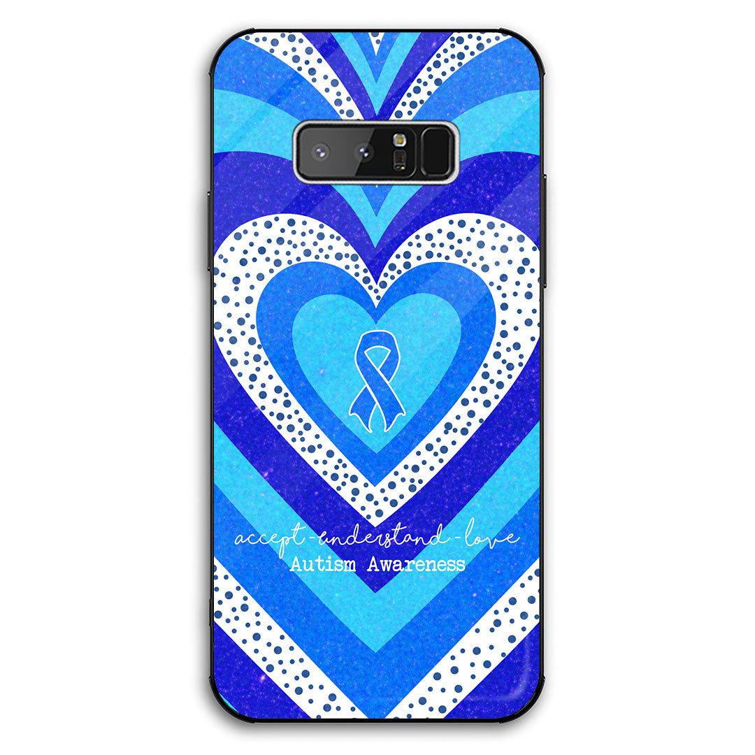 Accepter, comprendre, aimer - Coque de téléphone pour la sensibilisation à l'autisme