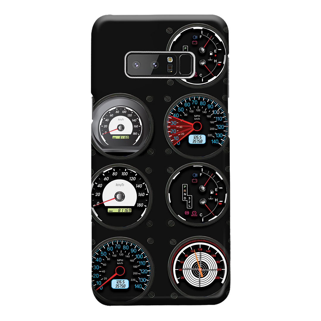 Compteurs de vitesse de voiture - Étui de téléphone de course
